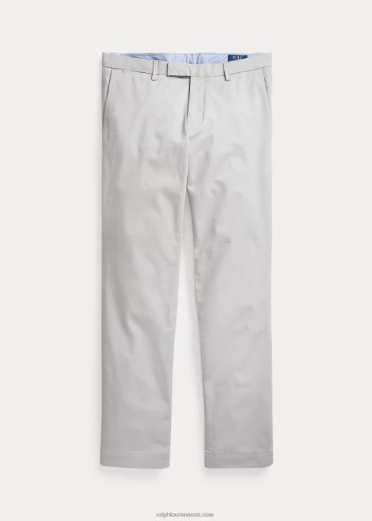 Ralph Lauren mehed venivad slim fit chino püksid PR0V468 pehme hall