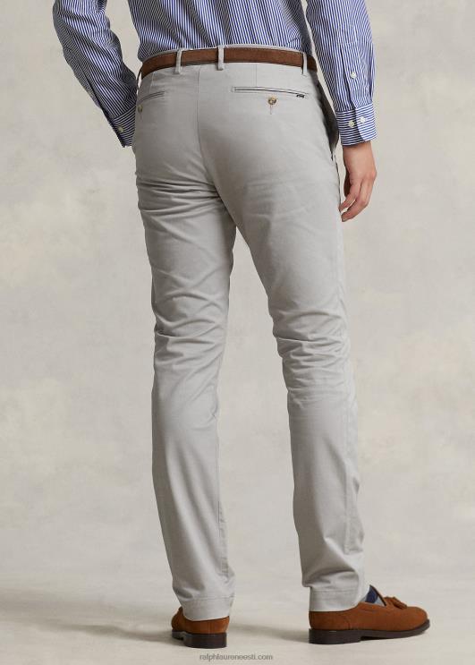 Ralph Lauren mehed venivad slim fit chino püksid PR0V468 pehme hall