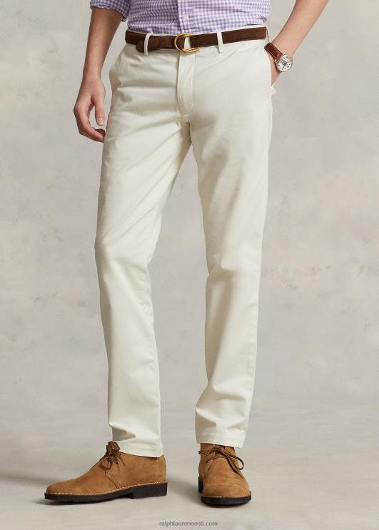Ralph Lauren mehed venivad slim fit chino püksid PR0V469 kreem