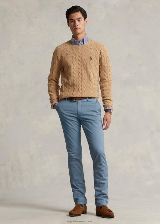 Ralph Lauren mehed venivad slim fit chino püksid PR0V472 ankur sinine