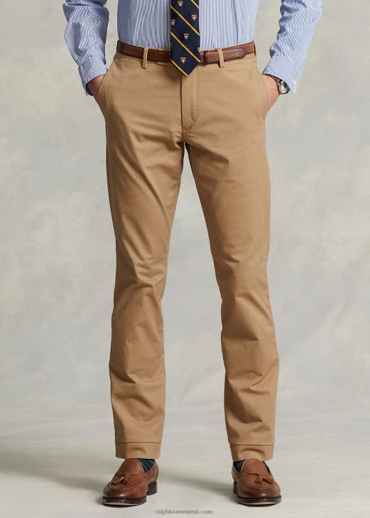 Ralph Lauren mehed venivad slim fit chino püksid PR0V474 montana khaki