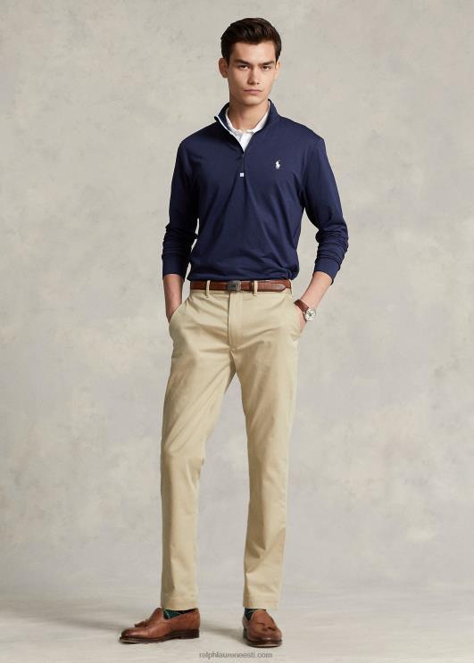 Ralph Lauren mehed venivad slim fit performance chino püksid PR0V8575 klassikaline khaki