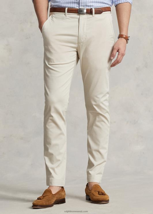Ralph Lauren mehed venivad slim fit performance chino püksid PR0V924 põhiliiv