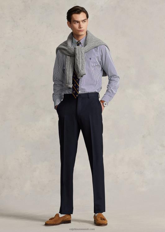 Ralph Lauren mehed villased oxfordi ülikonnapüksid PR0V571 merevägi