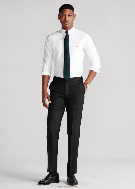 Ralph Lauren mehed villased oxfordi ülikonnapüksid PR0V713 must