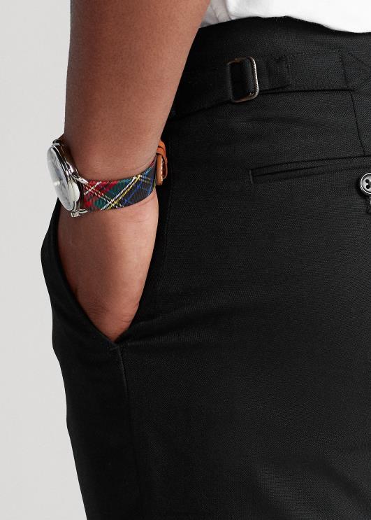 Ralph Lauren mehed villased oxfordi ülikonnapüksid PR0V713 must