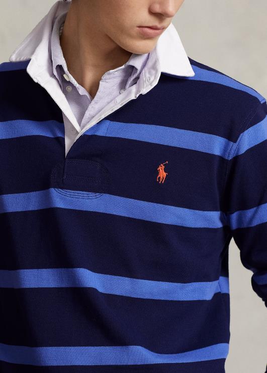 Ralph Lauren mehed ikooniline ragbisärk PR0V689 newporti mereväe/sinine