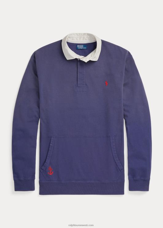 Ralph Lauren mehed lipuga trikoo ragbi särk PR0V1652 paadikuuri merevägi