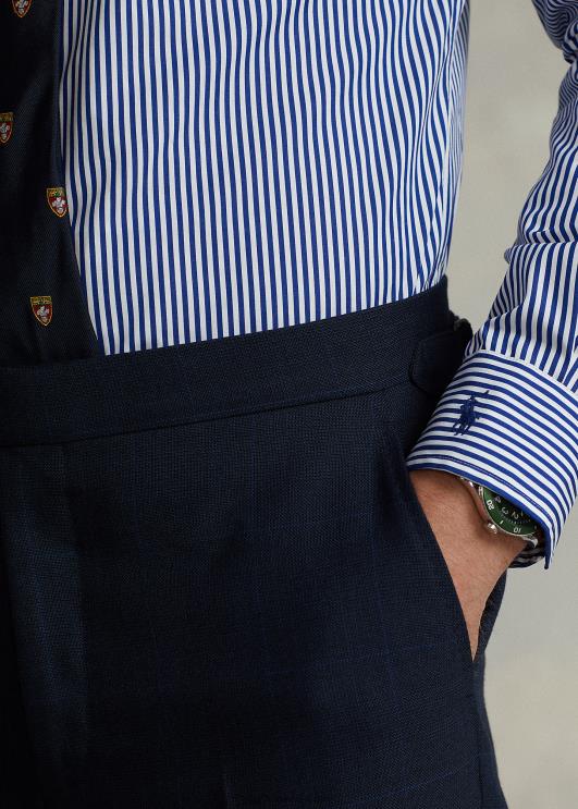 Ralph Lauren mehed custom fit triibuline poplinsärk PR0V883 sinine