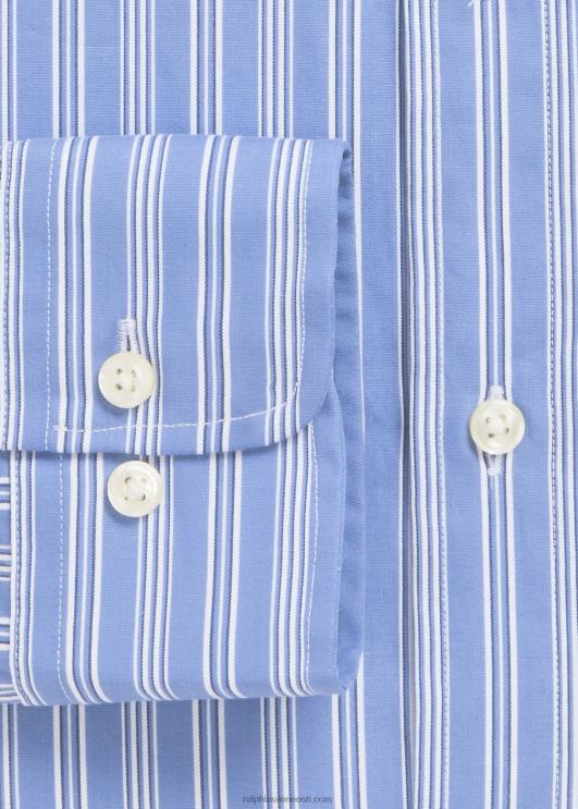 Ralph Lauren mehed custom fit triibuline särk PR0V8650 valge