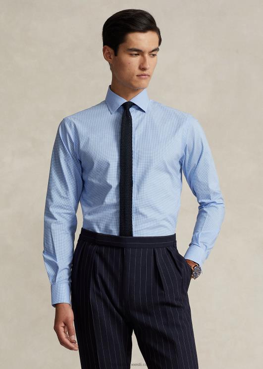 Ralph Lauren mehed hõlmikpuu kergesti hooldatav veniv poplinsärk – sobib kõigile PR0V1033 mini sinine/valge