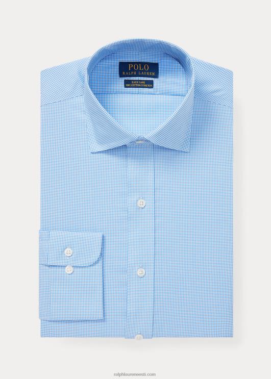 Ralph Lauren mehed hõlmikpuu kergesti hooldatav veniv poplinsärk – sobib kõigile PR0V1033 mini sinine/valge