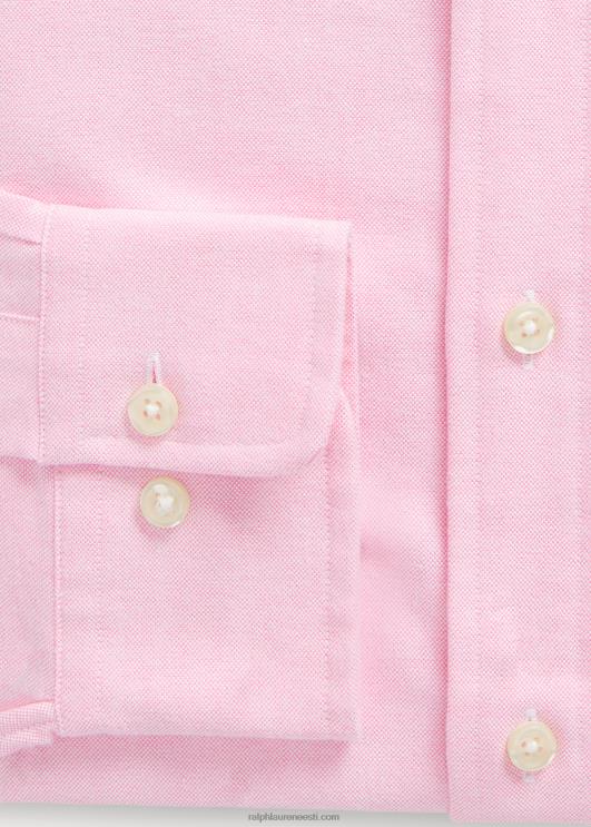 Ralph Lauren mehed kohandatud istuvusega monogramm oxfordi särk PR0V109 uus roos