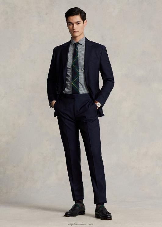 Ralph Lauren mehed kohandatud istuvusega poplinsärk PR0V1037 mini must/valge