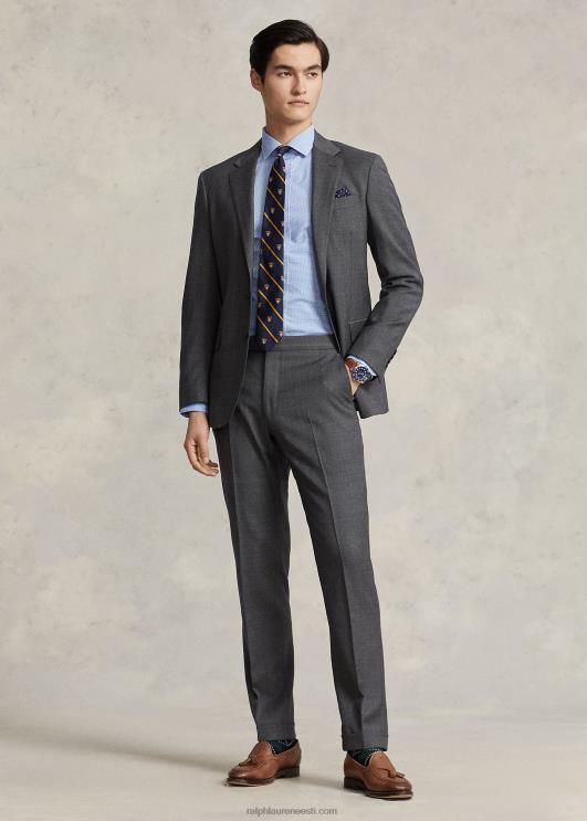 Ralph Lauren mehed kohandatud istuvusega poplinsärk PR0V678 mini sinine/valge