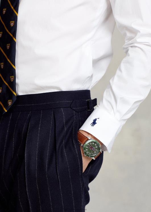 Ralph Lauren mehed kohandatud istuvusega poplinsärk PR0V8475 valge