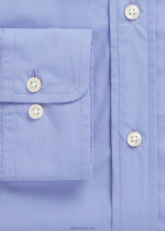 Ralph Lauren mehed kohandatud istuvusega poplinsärk PR0V8476 copen sinine