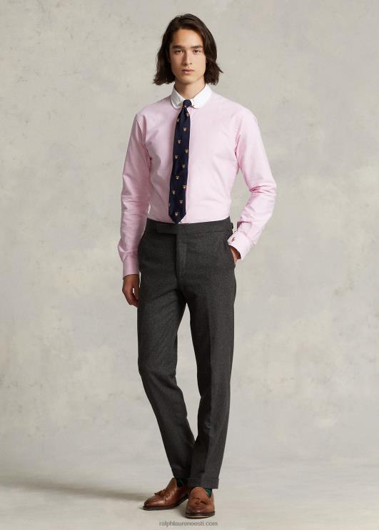 Ralph Lauren mehed kohandatud oksfordi särk PR0V8473 uus roos