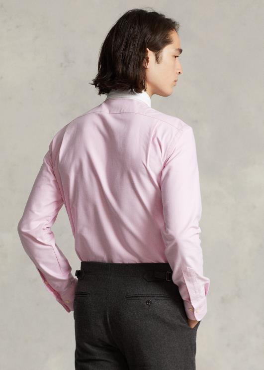 Ralph Lauren mehed kohandatud oksfordi särk PR0V8473 uus roos