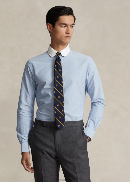 Ralph Lauren mehed kohandatud oksfordi särk PR0V958 bsr sinine