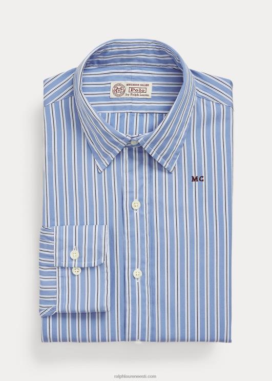 Ralph Lauren mehed morehouse kollektsiooni monogrammsärk PR0V1282 sinine/merepunane