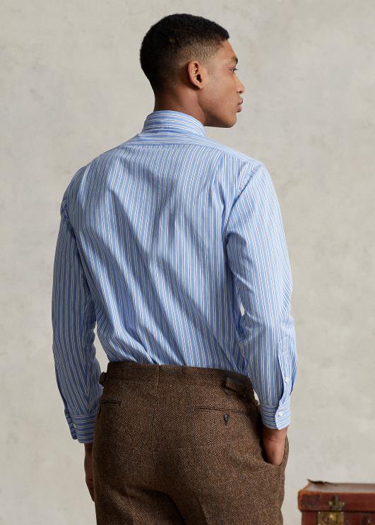 Ralph Lauren mehed morehouse kollektsiooni monogrammsärk PR0V1282 sinine/merepunane