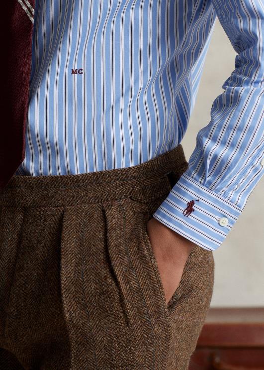 Ralph Lauren mehed morehouse kollektsiooni monogrammsärk PR0V1282 sinine/merepunane