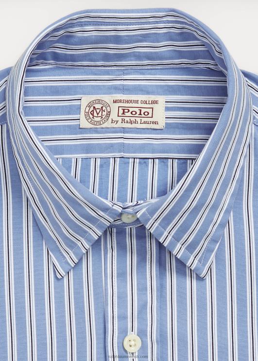 Ralph Lauren mehed morehouse kollektsiooni monogrammsärk PR0V1282 sinine/merepunane