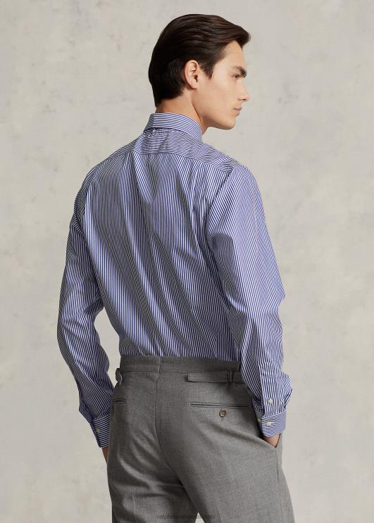 Ralph Lauren mehed regent custom fit poplinsärk PR0V1253 kuninglik/valge