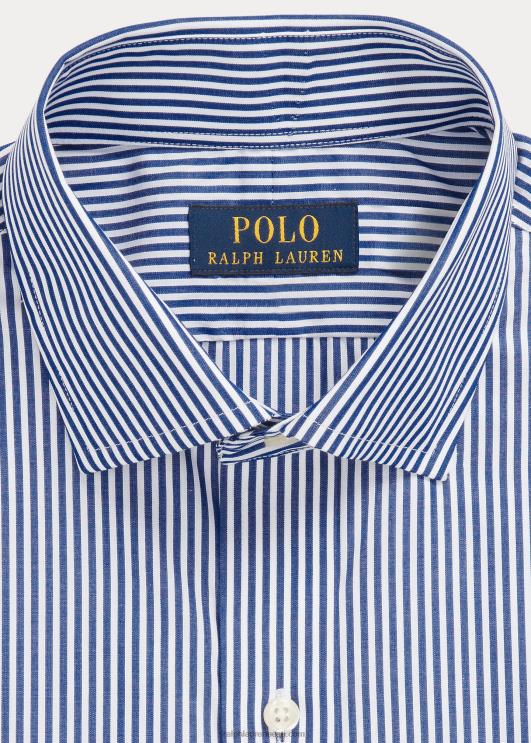 Ralph Lauren mehed regent custom fit poplinsärk PR0V1253 kuninglik/valge
