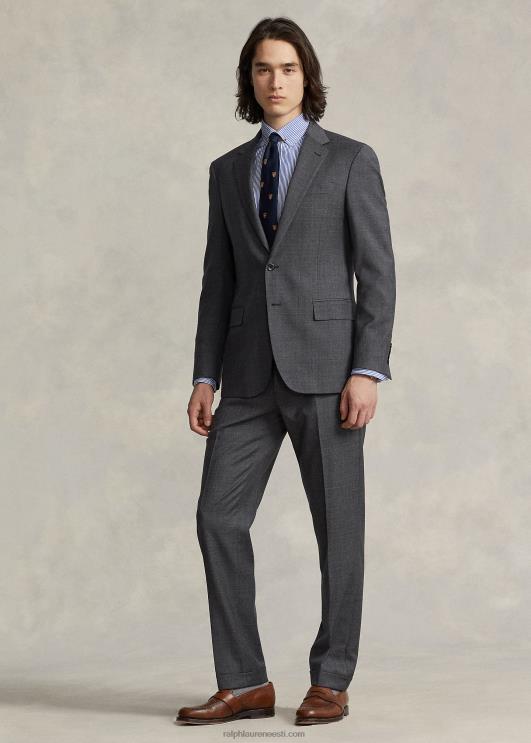 Ralph Lauren mehed regent slim fit triibuline poplinsärk PR0V8619 koobaltsinine/valge