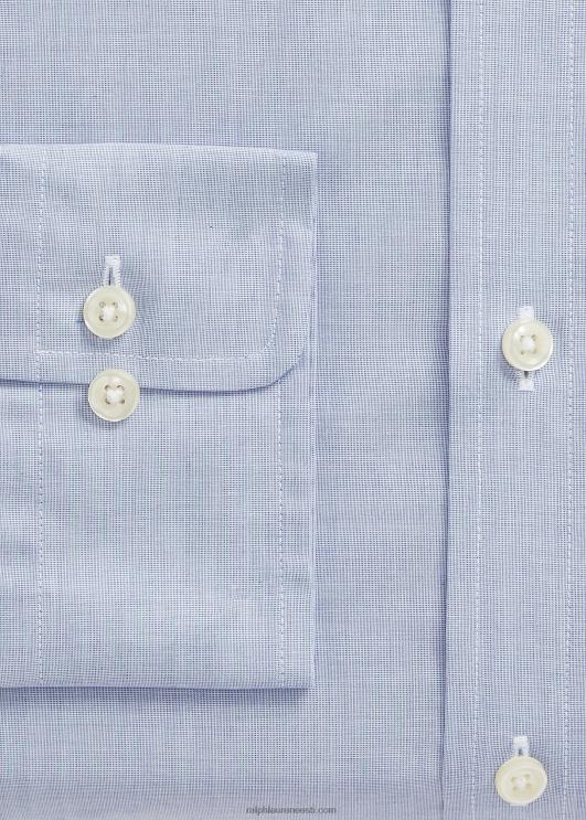 Ralph Lauren mehed slim fit poplinsärk PR0V1011 helesinine/valge