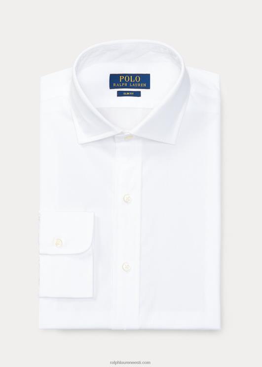 Ralph Lauren mehed slim fit poplinsärk PR0V1309 valge