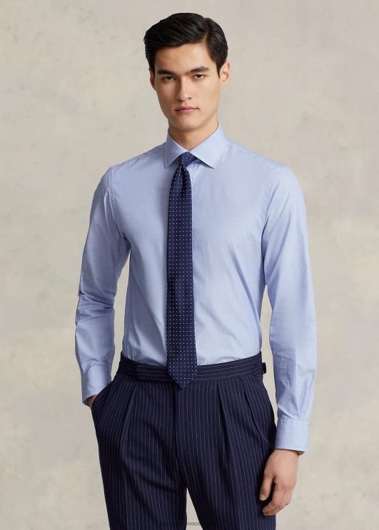 Ralph Lauren mehed slim fit poplinsärk PR0V542 vahemere sinine
