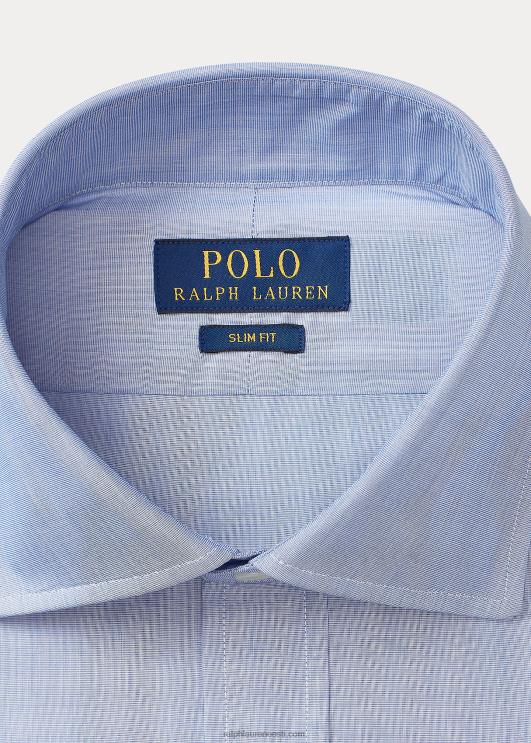 Ralph Lauren mehed slim fit poplinsärk PR0V542 vahemere sinine
