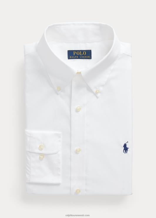 Ralph Lauren mehed slim fit poplinsärk PR0V651 valge