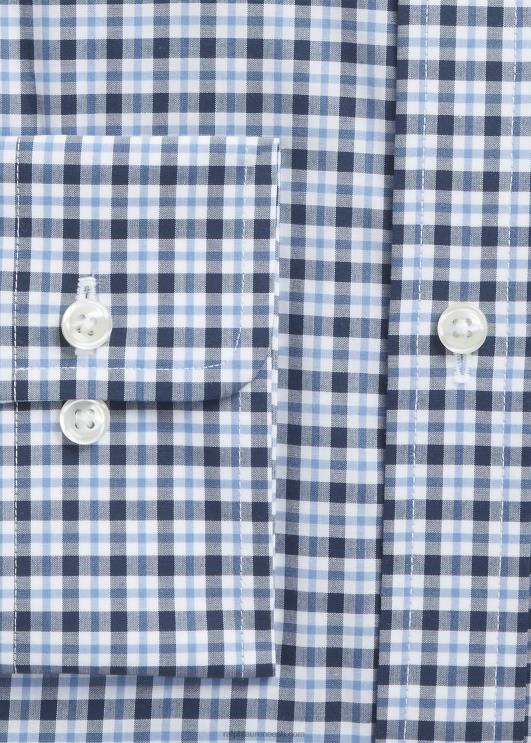 Ralph Lauren mehed slim fit ruuduline poplinsärk PR0V1141 mereväe multi