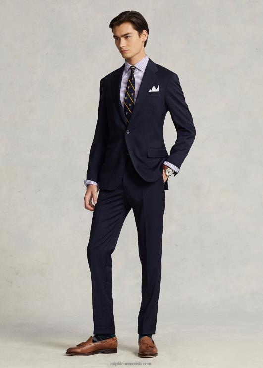 Ralph Lauren mehed slim fit ruuduline poplinsärk PR0V743 kaktus lilla/valge