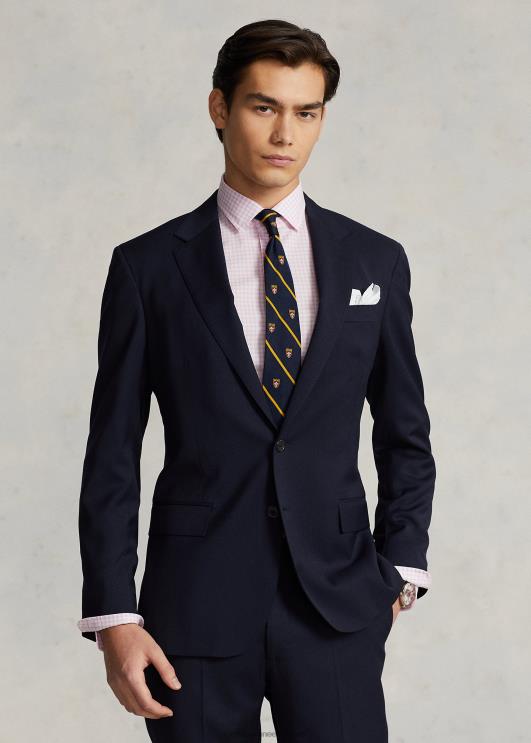 Ralph Lauren mehed slim fit ruuduline poplinsärk PR0V745 karmel roosa/valge