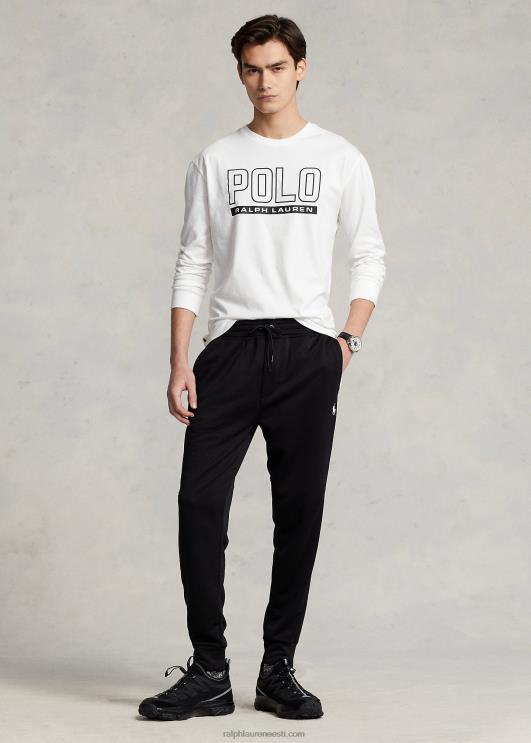 Ralph Lauren mehed Klassikalise istmega logoga t-särk PR0V8500 valge