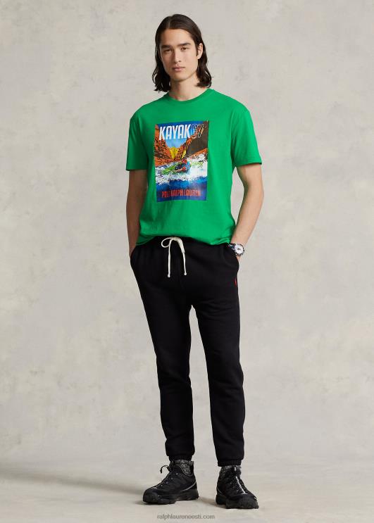 Ralph Lauren mehed Klassikalise istmega trikoo graafiline T-särk PR0V807 tüvi