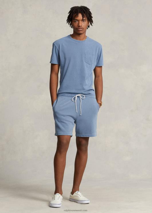 Ralph Lauren mehed Klassikalise istmega trikoo-taskuga T-särk PR0V420 merevägi