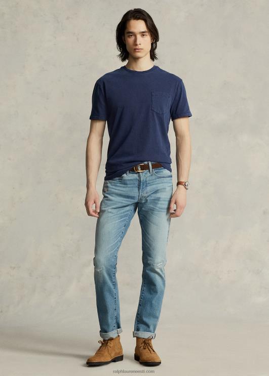 Ralph Lauren mehed Klassikalise istmega trikoo-taskuga T-särk PR0V940 Newporti merevägi