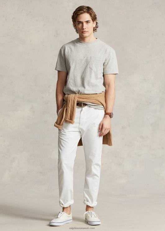 Ralph Lauren mehed Klassikalise istmega trikoo-taskuga T-särk PR0V943 loft kanarbik