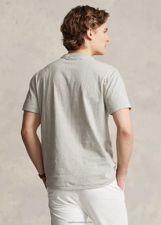 Ralph Lauren mehed Klassikalise istmega trikoo-taskuga T-särk PR0V943 loft kanarbik