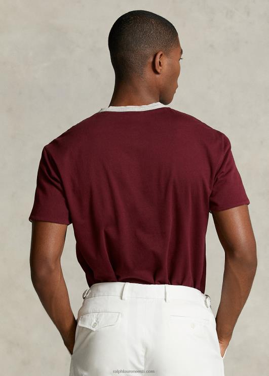 Ralph Lauren mehed Morehouse kollektsiooni 2-in-1 t-särk PR0V1175 klassikaline vein/kanarbik