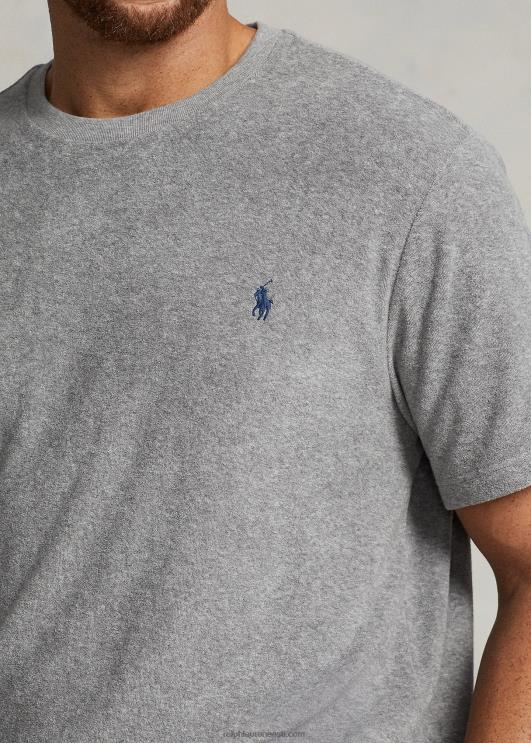 Ralph Lauren mehed Terry crewneck T-särk PR0V1409 ja üle kanarbiku