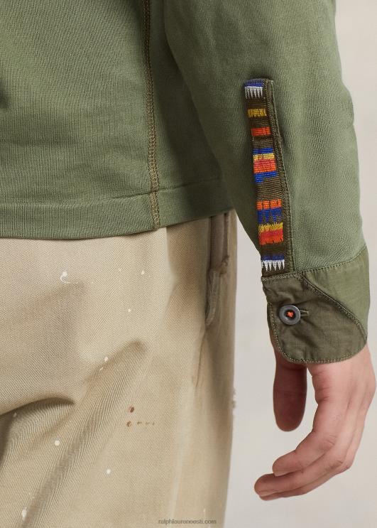 Ralph Lauren mehed šablooniga jersey henley särk PR0V8479 aiarada