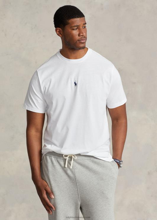 Ralph Lauren mehed jersey crewneck T-särk PR0V1883 valge