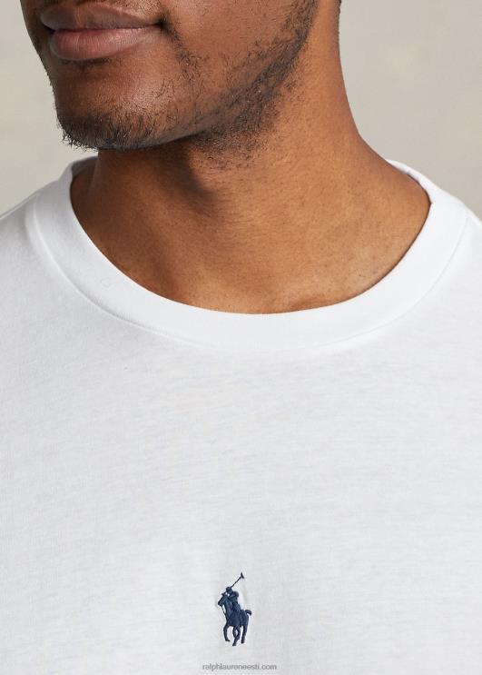 Ralph Lauren mehed jersey crewneck T-särk PR0V1883 valge